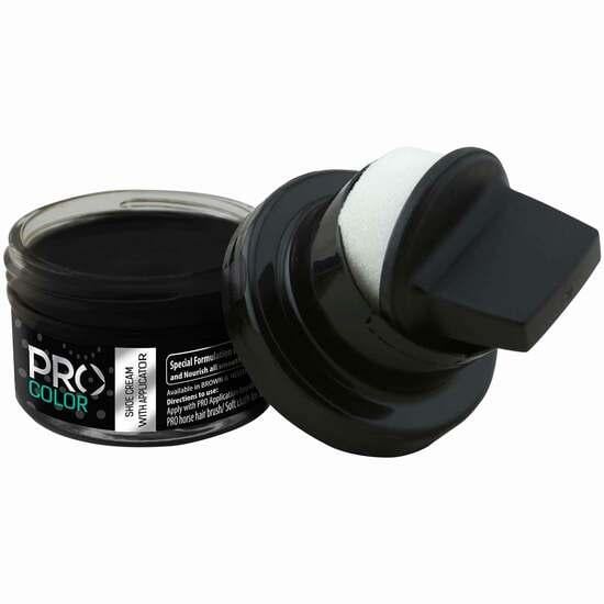 Pro Color Shoe Cream with Applicator 50ml Black