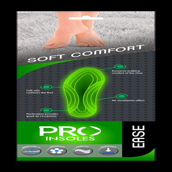 Pro Insoles Ease Soft Comfort Size 36-46. Can be fit from 36 to 46 any footwear size.