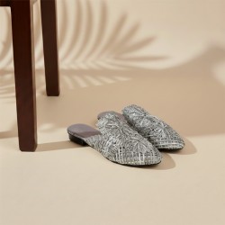 Women Grey Ethnic Jutis
