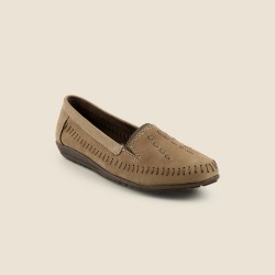 Women Beige Casual Ballerinas