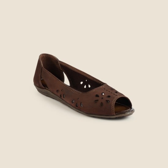 Women Brown Casual Ballerinas