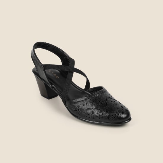 Women Black Casual Sandals