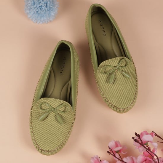Women Light-green Casual Loafers