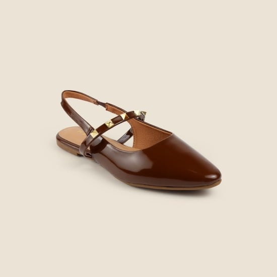 Women Brown Formal Sandals
