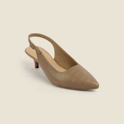 Women Beige Formal Sandals
