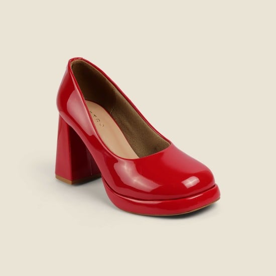Women Red Formal Pumps