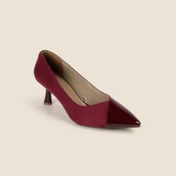 Women Maroon Party Pumps