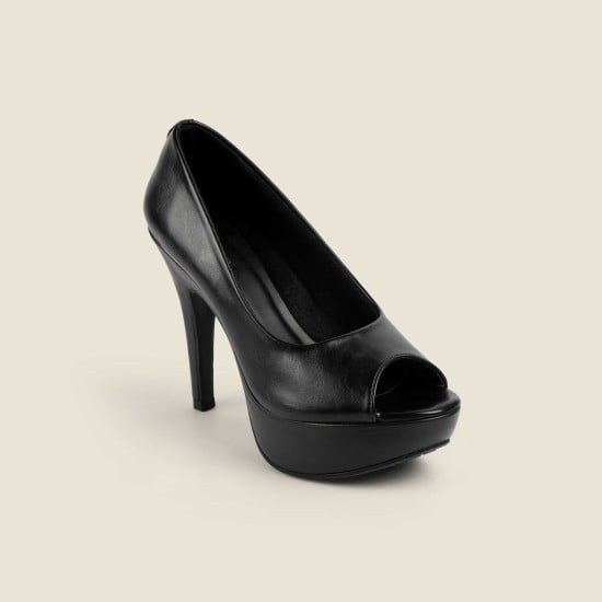 Women Black Party Pumps
