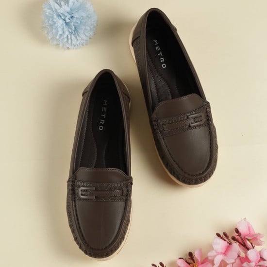 Women Brown Casual Loafers