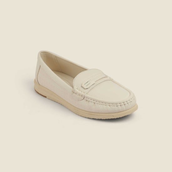 Women Off-white Casual Loafers