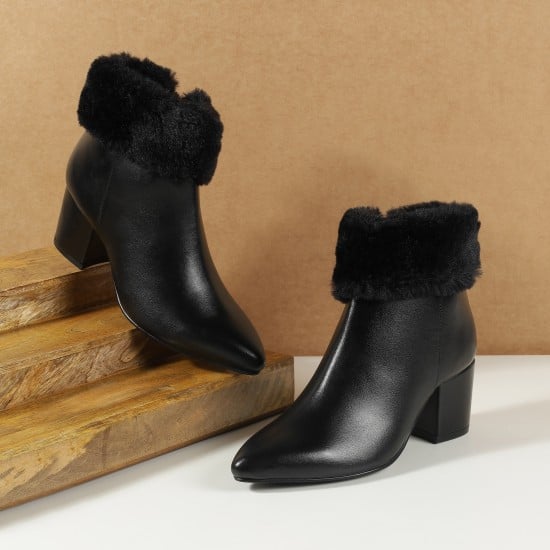 Women Black Party Boots