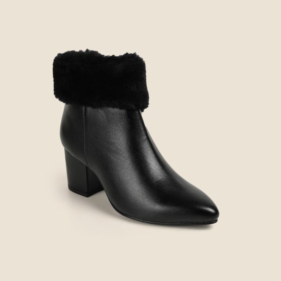 Women Black Party Boots