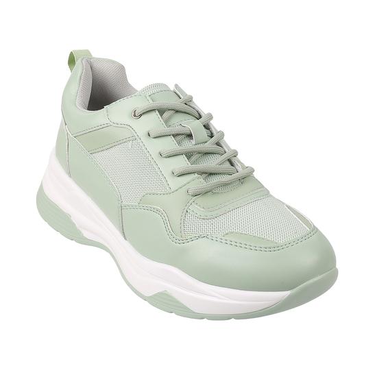 Women Green Sports Walking Shoes