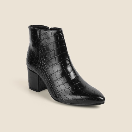 Women Black Casual Boots