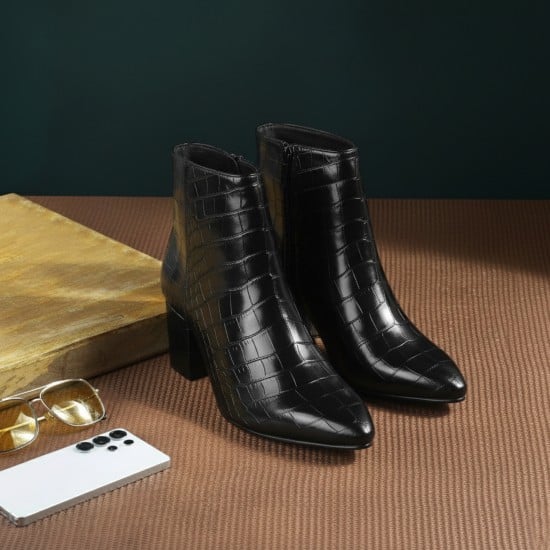 Women Black Party Boots