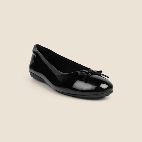 Women Black Casual Ballerinas