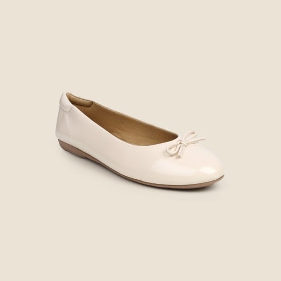 Women Beige Casual Ballerinas