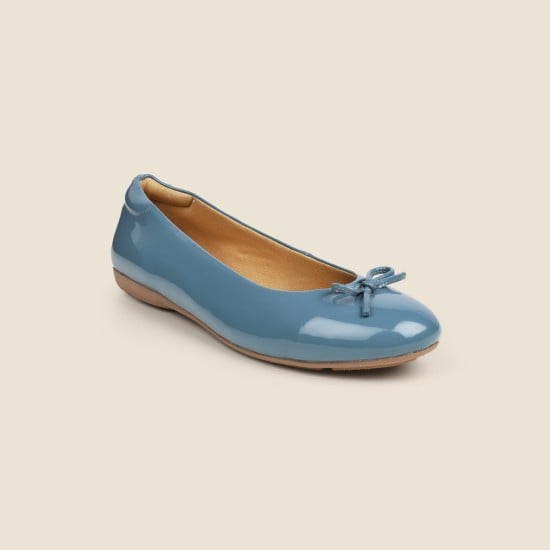 Women Blue Casual Ballerinas