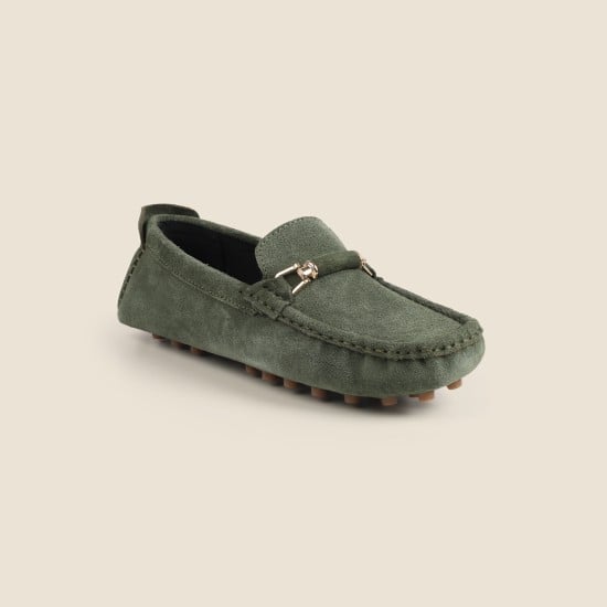 Women Green Casual Loafers