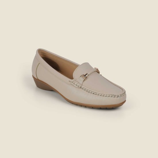 Women Light-beige Casual Loafers