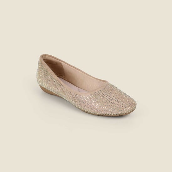 Women Beige Casual Ballerinas