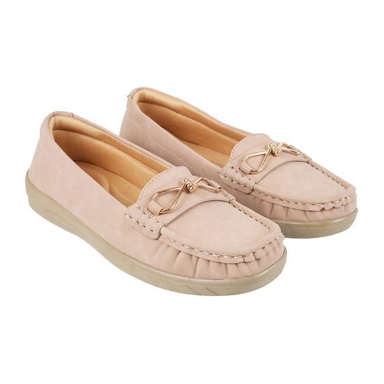 Women Beige Casual Loafers