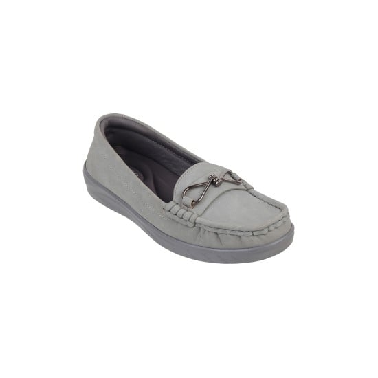 Women Grey Casual Loafers
