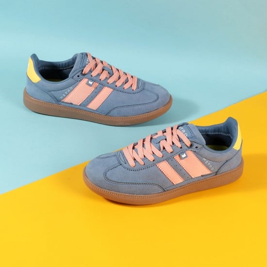 Women Blue Casual Sneakers