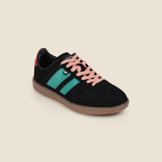 Women Black Casual Sneakers