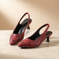 Women Red Casual Sandals