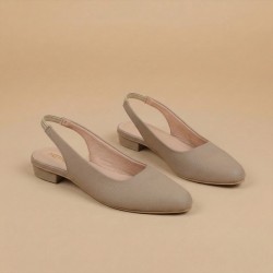 Women Beige Formal Sandals