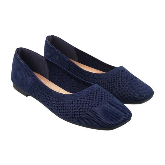 Women Blue Casual Ballerinas