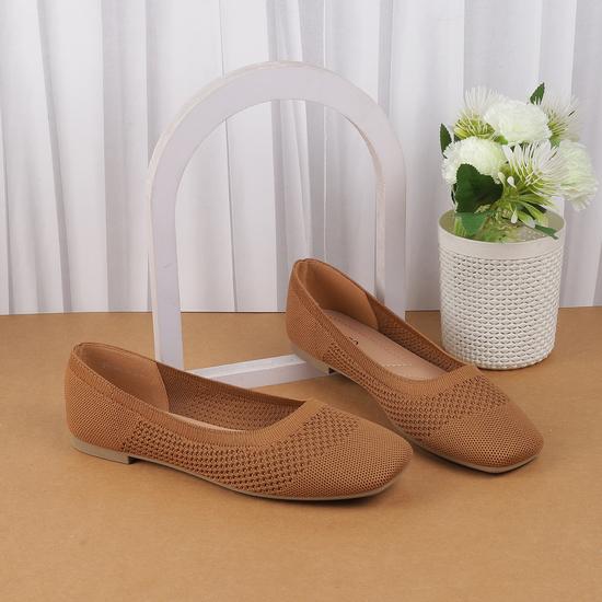 Women Tan Casual Ballerinas