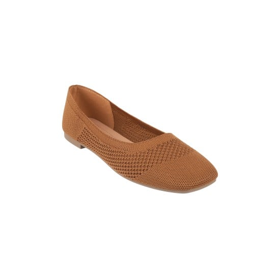 Women Tan Casual Ballerinas