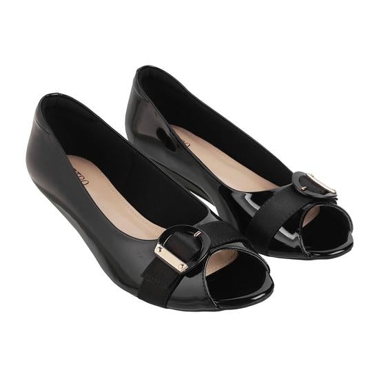 Women Black Casual Ballerinas