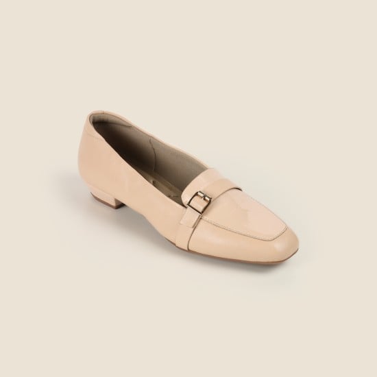Women Beige Formal Pumps