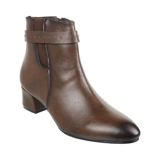 Women Brown Party Boots