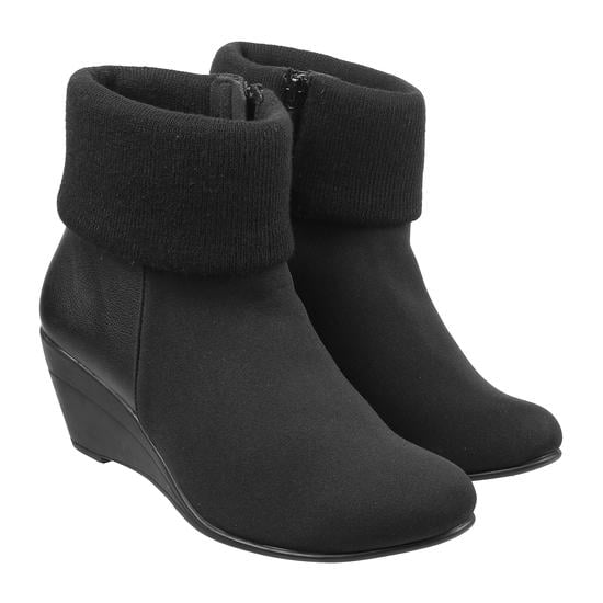 Women Black Casual Boots