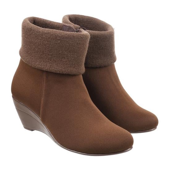 Women Brown Casual Boots