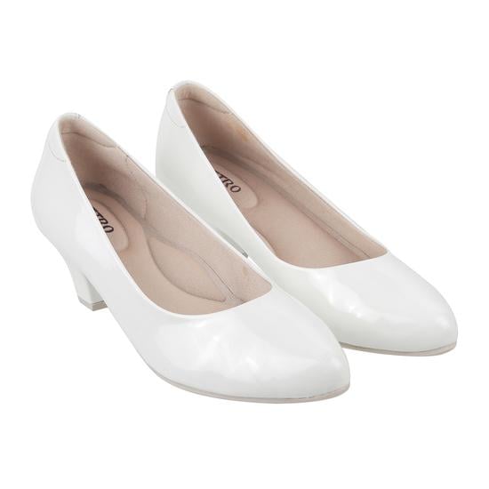 Women White Formal Pumps