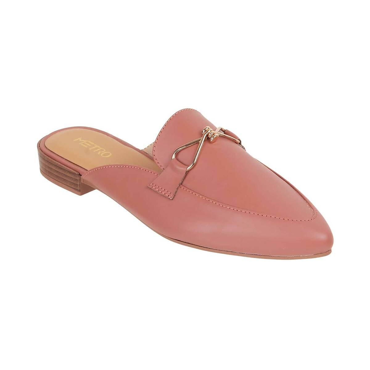 Buy Women Peach Casual Slip Ons Online SKU 31 219 80 36