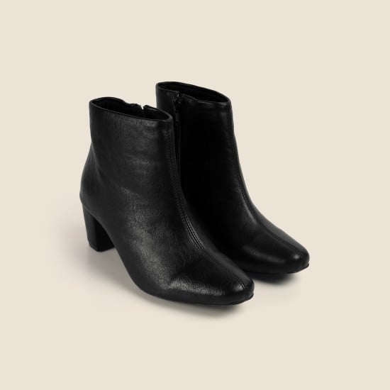 Women Black Party Boots