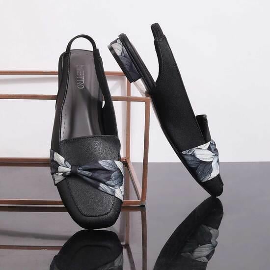 Women Black Casual Sandals