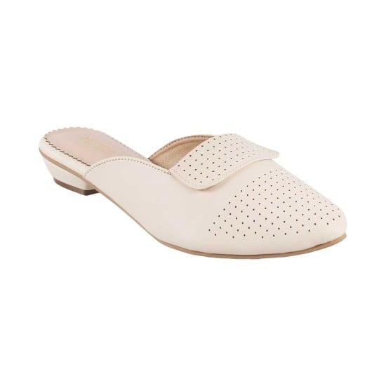 Women Beige Casual Slip Ons
