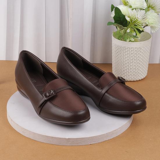 Women Brown Casual Ballerinas