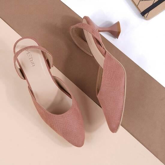 Women Pink Formal Sandals