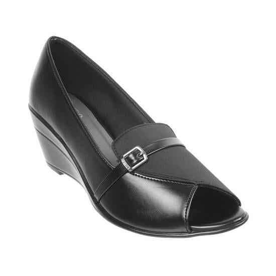 Women Black Formal Peep Toes