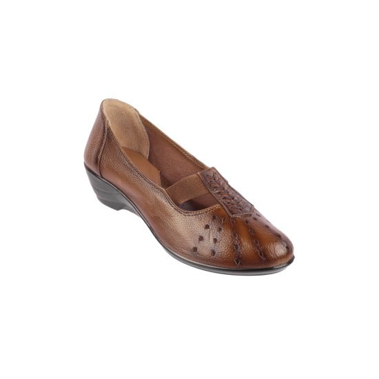 Women Brown Casual Slip Ons