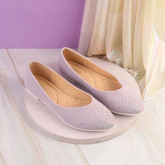 Women Purple Casual Ballerinas