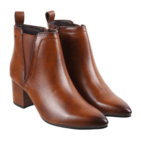 Women Tan Party Boots